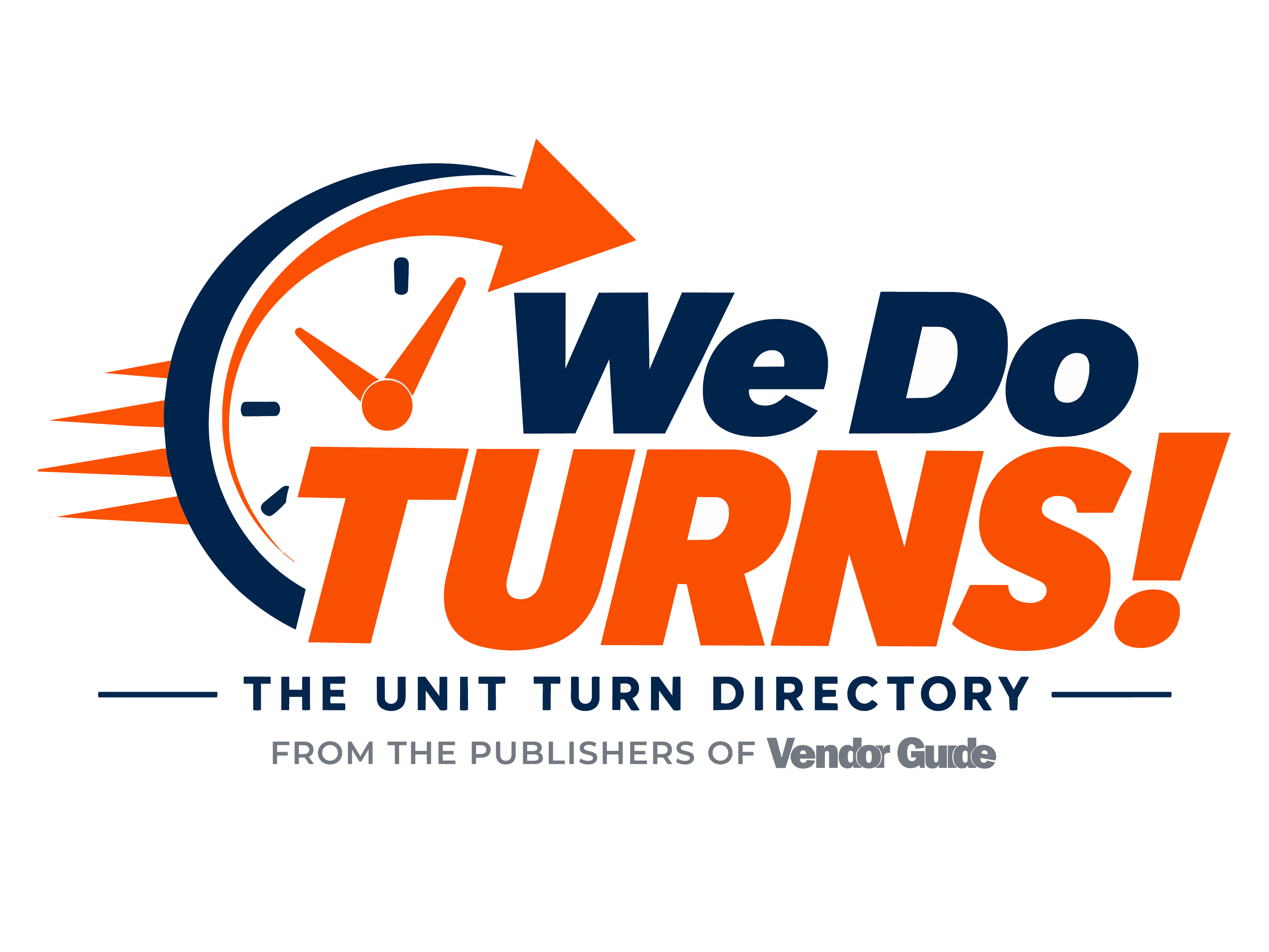 We Do TURNS! — The Unit Turn Directory. From the publishers of Vendor Guide.